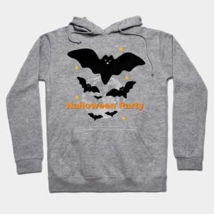 Bats at Halloween party Hoodie